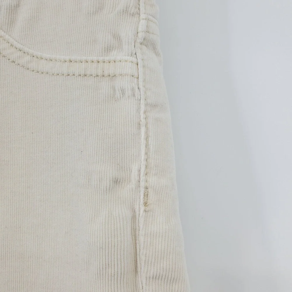 We The Free Free People Corduroy Flare Pants Cream Size 29 Boho Hippie Festival